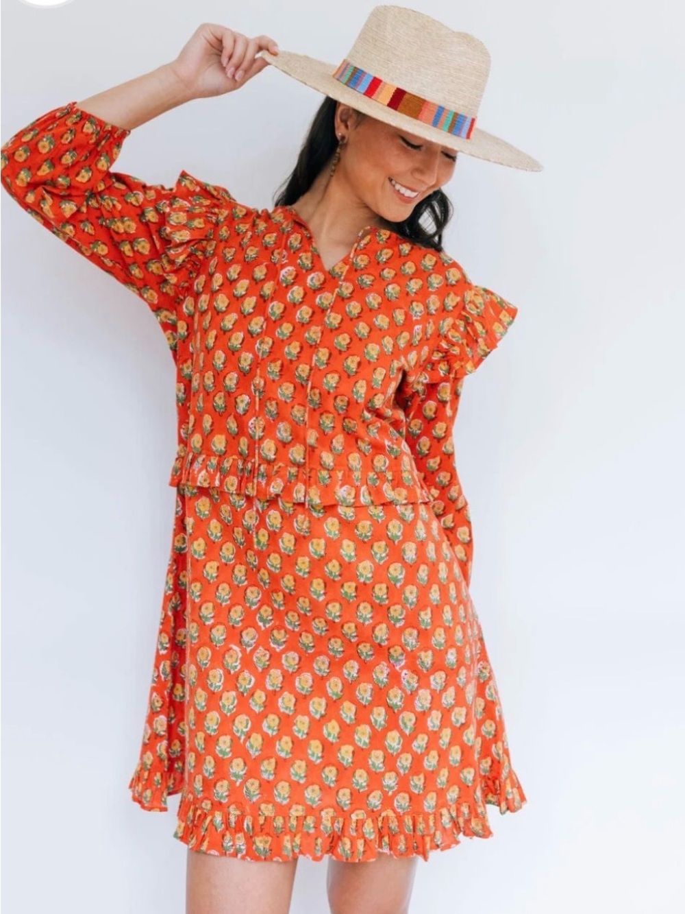 Sunshine Tienda Monaco Dress Desert Flower M